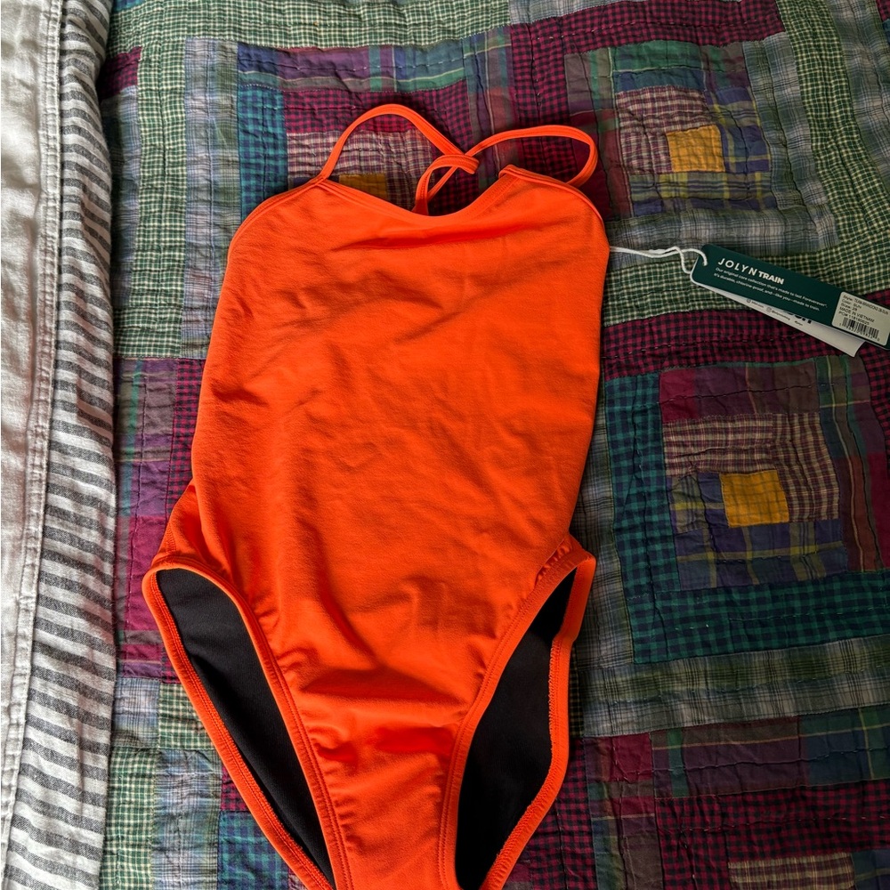 Jolyn Clothing Orange One Piece Swimsuit